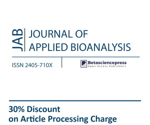 Journal of Applied Bioanalysis Discount Betasciencepress