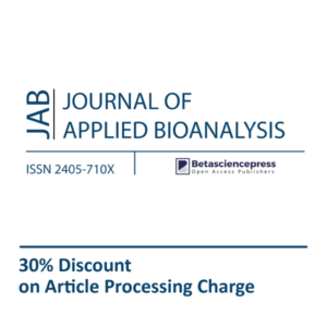 Journal of Applied Bioanalysis Discount Betasciencepress