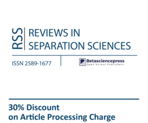Reviews in Separation Sciences RSS Discount Betasciencepress
