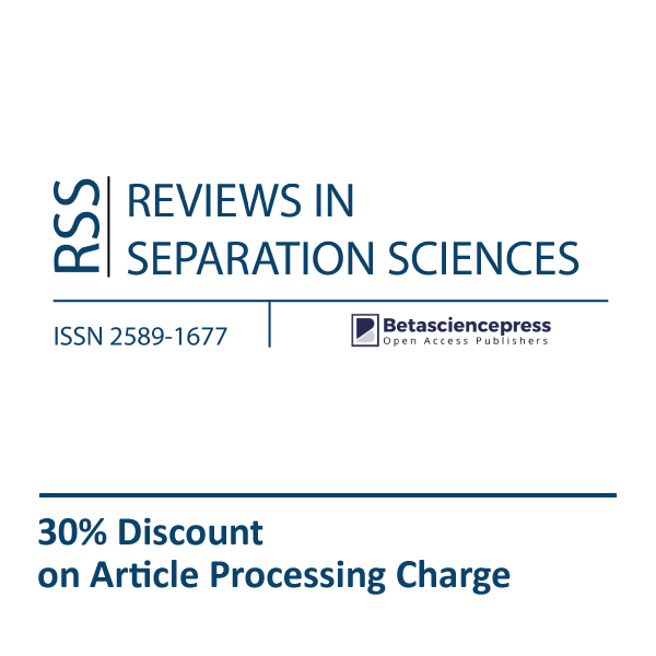 Reviews in Separation Sciences RSS Discount Betasciencepress