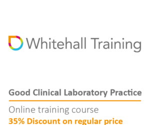 Whitehall Online Training course discount on Good Clinical Laboratory Practice