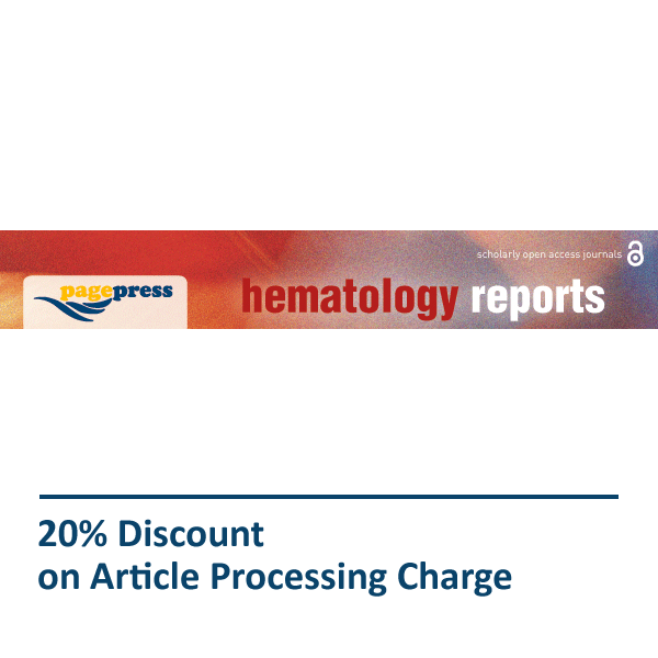 Hematology Reports Pagepress Journal Discount