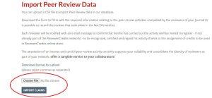 Journal Import reviews