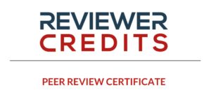 Peer reviewer certificate reviewercredits certification