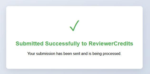 SciOne Platform-Reviewer Credits integration-2